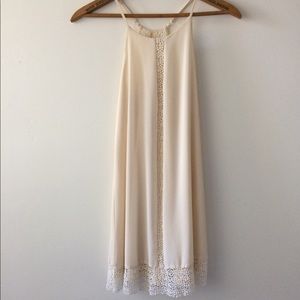 Creme Crochet dress